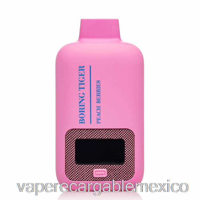 Vape Recargable Luffbar Aburrido Tigre 25000 Bayas De Melocotón Desechables